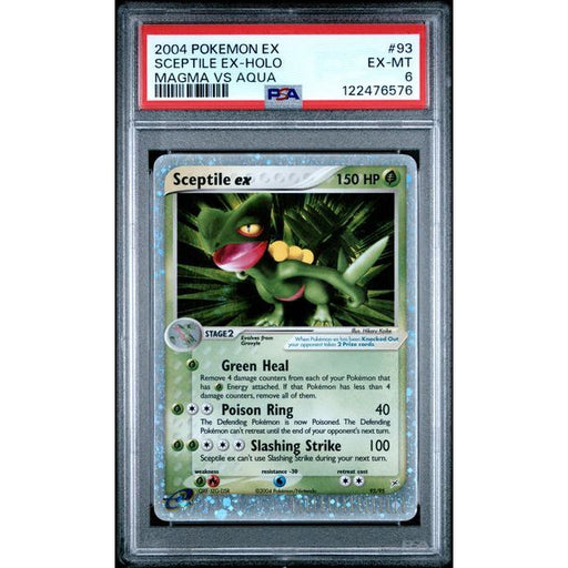 Pokémon TCG: Sceptile Ex Holo #93 PSA 6-122476576