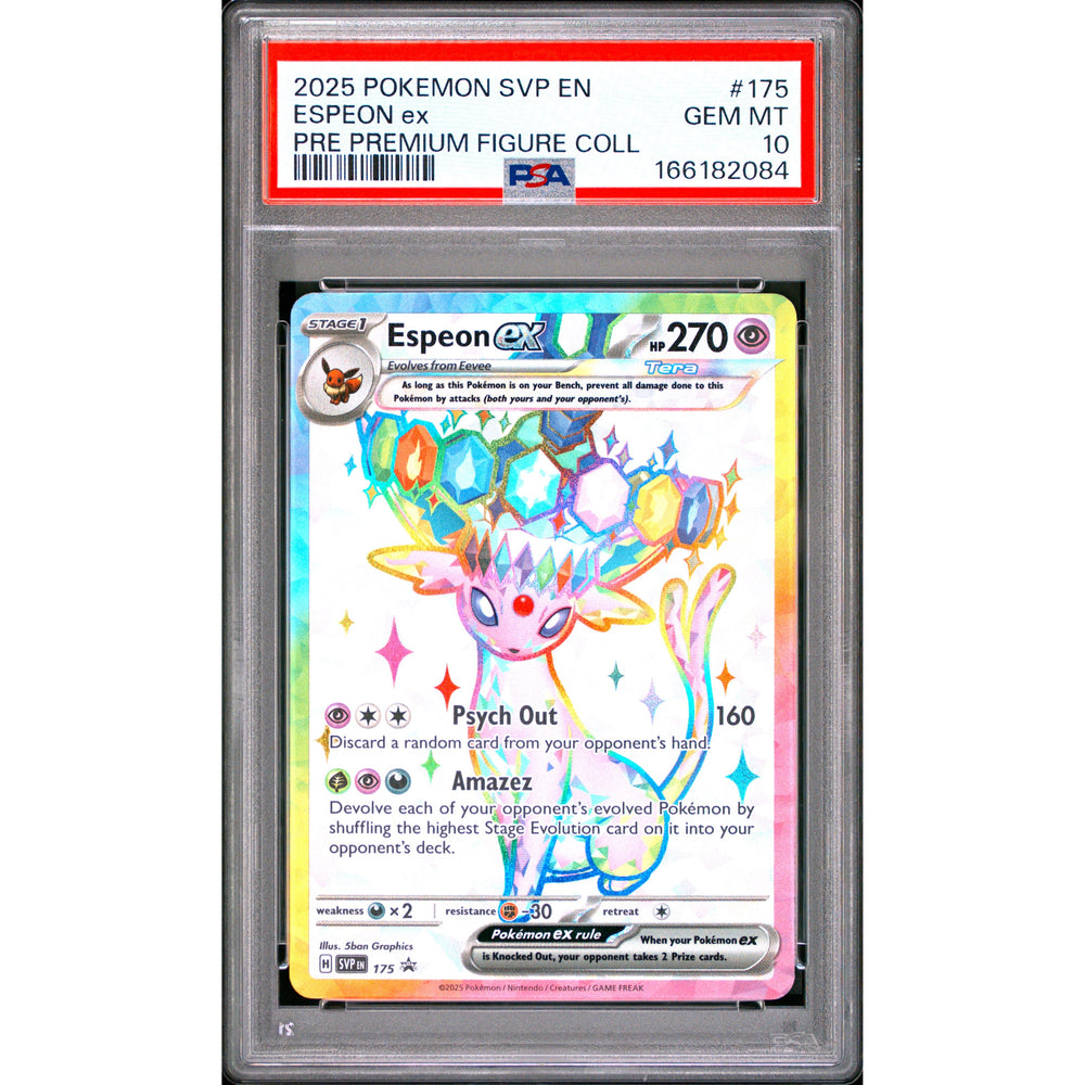 Pokémon TCG: Espeon Ex #175 PSA 10 - Scarlet & Violet Promo