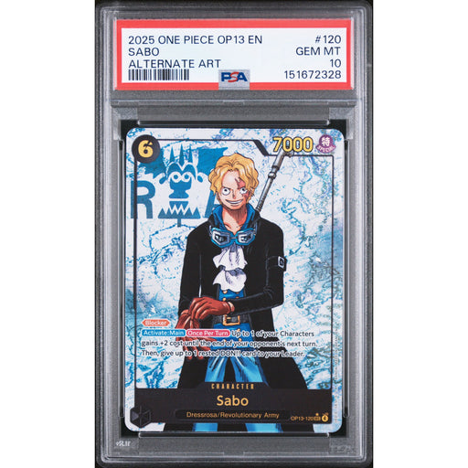 One Piece TCG: Sabo #120 PSA 10-151672328