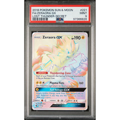 Pokémon TCG: Zeraora Gx #221 PSA 9 - Lost Thunder