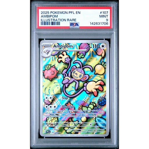 Pokémon TCG: Ambipom #107 PSA 9 - Phantasmal Flames-142631706
