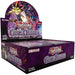 The Yu-Gi-Oh!: Chaos Origins Booster Display by Konami features vibrant character art and branding. The display box includes 24 packs, each containing 9 cards.