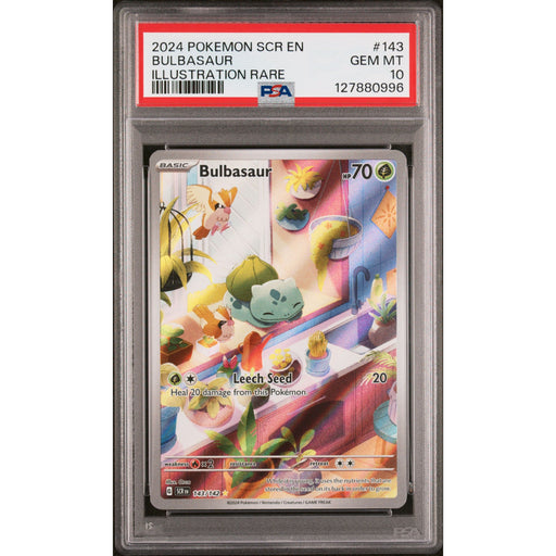Pokémon TCG: Bulbasaur #143 PSA 10 - Stellar Crown-127880996