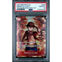 One Piece TCG: Monkey D. Luffy #006 PSA 10