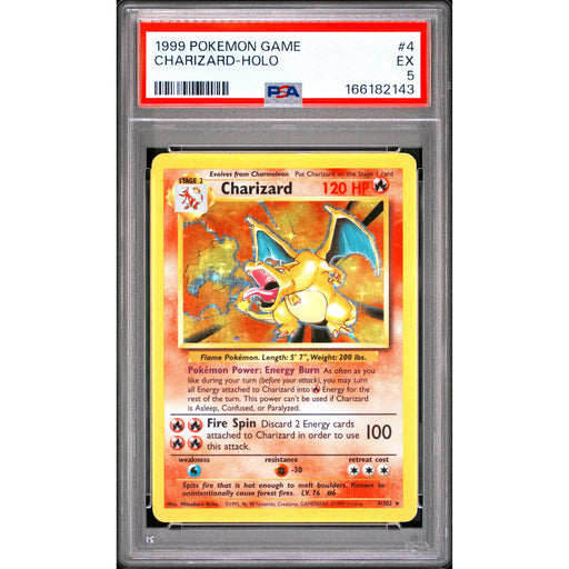 Pokémon TCG: Charizard Holo #4 PSA 5-166182143