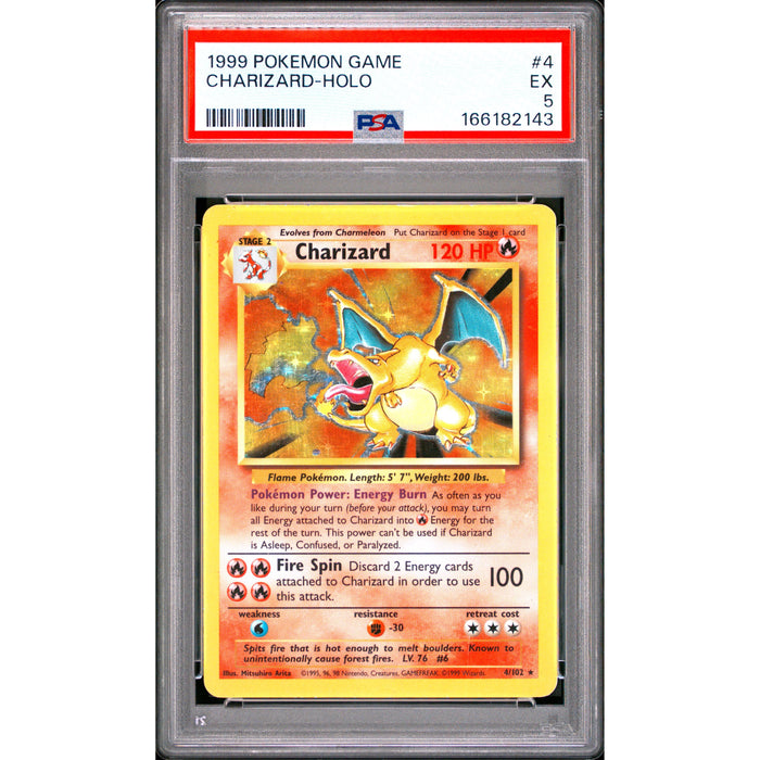 Pokémon TCG: Charizard Holo #4 PSA 5-166182143
