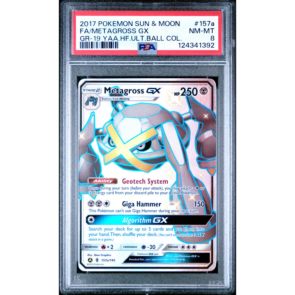 metagross gx pokemon card value Pokémon TCG: Metagross Gx 157a PSA 8