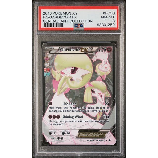 Pokémon TCG: Gardevoir Ex #RC30 PSA 8-93331259