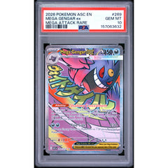 Pokémon TCG: Mega Gengar Ex #269 PSA 10 - Ascended Heroes