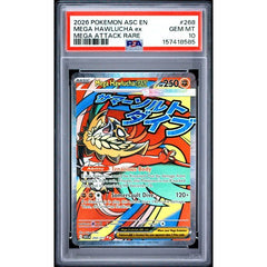 Pokémon TCG: Mega Hawlucha Ex #268 PSA 10 - Ascended Heroes
