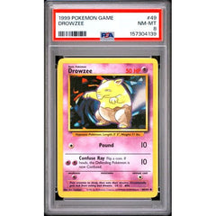 Pokémon TCG: Drowzee #49 PSA 8 - Base