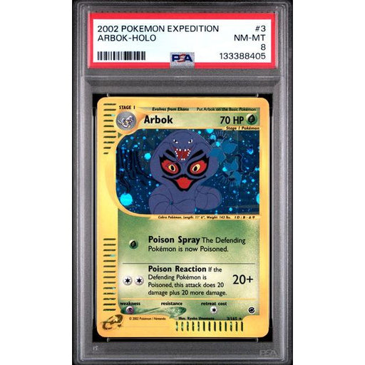 Pokémon TCG: Arbok Holo #3 PSA 8-133388405