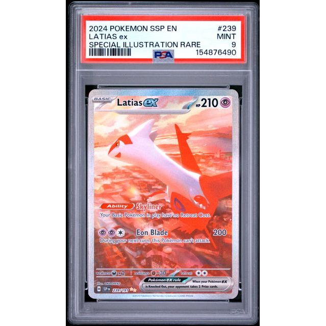 Pokémon TCG: Latias Ex #239 PSA 9 - Surging Sparks