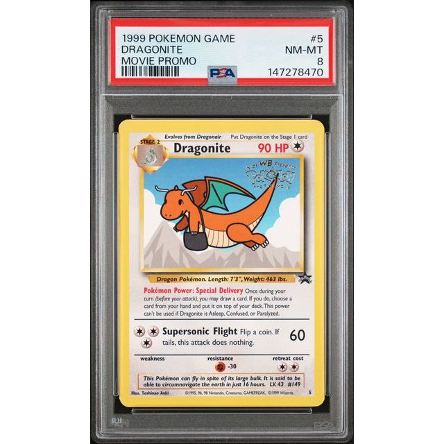 Pokémon TCG: Dragonite #5 PSA 8-147278470