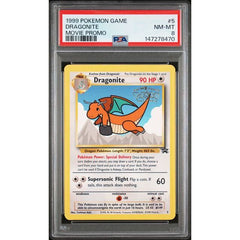 Pokémon TCG: Dragonite #5 PSA 8 - Wizards Promo