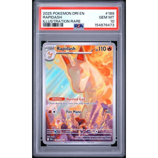 Pokémon TCG: Rapidash #189 PSA 10-154876473