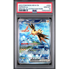 Pokémon TCG: Zapdos Ex #202 PSA 10 - 151