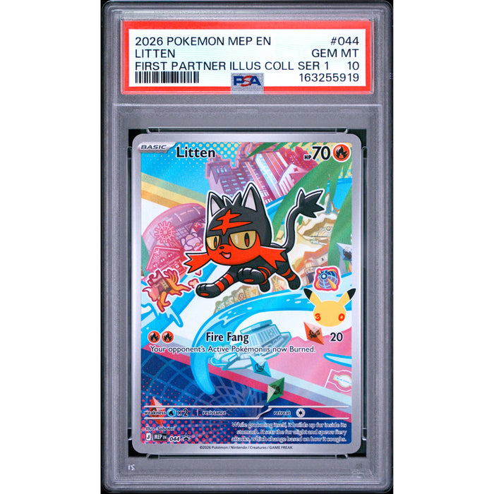 Pokémon TCG: Litten #044 PSA 10-163255919