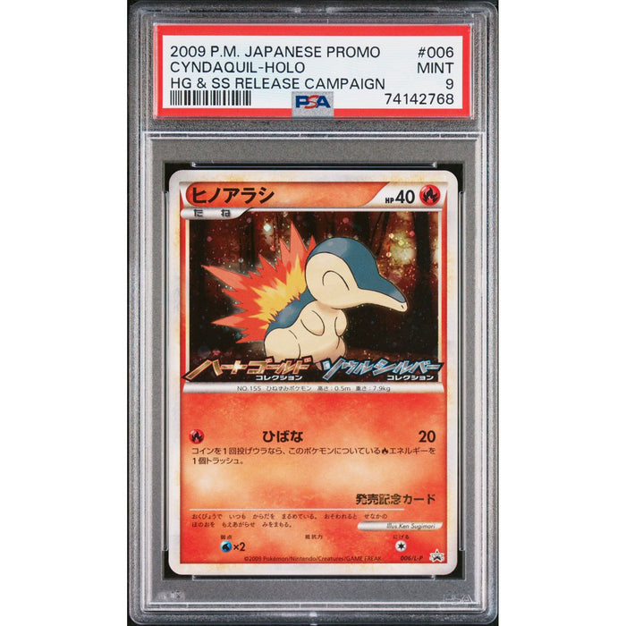 Pokémon TCG: Cyndaquil Holo #006 PSA 9-74142768