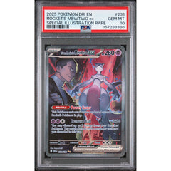 Pokémon TCG: Rocket's Mewtwo Ex #231 PSA 10 - Destined Rivals