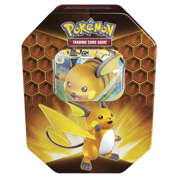 Pokemon: Hidden Fates Tin - Raichu-GX (Sun & Moon)